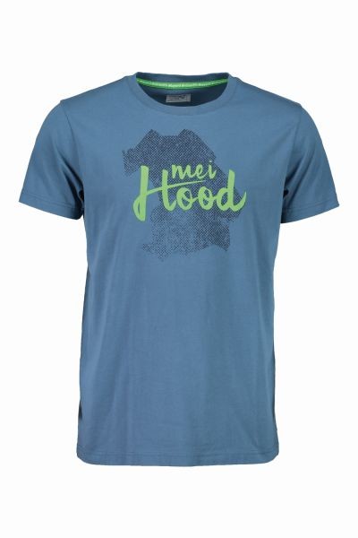 meiHood Männer T-Shirt/ blueberry blau